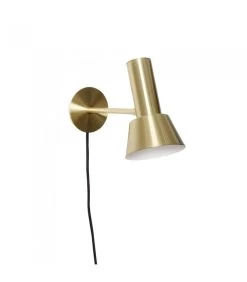 Applique Murale En Laiton Doré - Hauteur 20cm