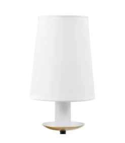 Applique Murale Métal Noir Et Doré Et Abat-jour Blanc -Produits Menagers Boutique applique murale metal noir et dore et abat jour blanc 2