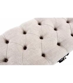 Banquette Coffre Bout De Lit Beige Capitonné -Produits Menagers Boutique banquette coffre bout de lit beige capitonne 2