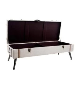 Banquette Coffre Bout De Lit Beige Capitonné -Produits Menagers Boutique banquette coffre bout de lit beige capitonne 3