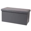Banquette Coffre De Rangement Similicuir Gris -Produits Menagers Boutique banquette coffre de rangement similicuir gris