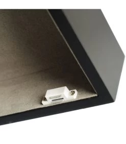 Boîte à Clés Murale Noire Pour Photo 13x18cm - 20.5x7x24cm -Produits Menagers Boutique boite a cles murale noire pour photo 13x18cm 205x7x24cm 3