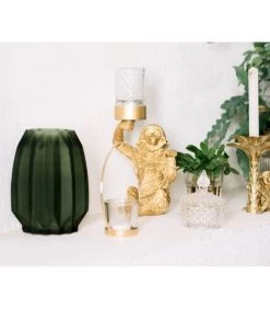 Boîte Rangement Salle De Bain Verre Et Or -Produits Menagers Boutique boite rangement salle de bain verre et or 2