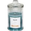 Bougie Parfumée Dans Pot En Verre Jacinthe - 6x11cm -Produits Menagers Boutique bougie parfumee dans pot en verre jacinthe 6x11cm
