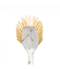 Brosse Vaisselle Design Bambou Et Blanc Marbre -Produits Menagers Boutique brosse vaisselle design bambou et blanc marbre 3