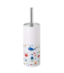 Brosse WC Céramique Multicolore Poissons