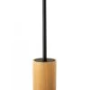 Brosse WC En Bambou Et Polyrésine Noire -Produits Menagers Boutique brosse wc en bambou et polyresine noire