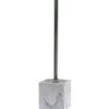 Brosse WC Résine Effet Marbre Blanc Et Métal Chromé -Produits Menagers Boutique brosse wc resine effet marbre blanc et metal chrome