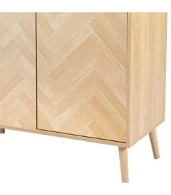 Buffet 2 Portes Bois 80x40x81cm -Produits Menagers Boutique buffet 2 portes bois 80x40x81cm 2