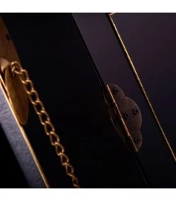 Buffet Chinoiserie En Bois Noir Et Doré 1 Porte Et 8 Tiroirs -Produits Menagers Boutique buffet chinoiserie en bois noir et dore 1 porte et 8 tiroirs 2