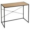 Bureau Secrétaire En Bois Et Métal Noir - Longueur 100cm -Produits Menagers Boutique bureau secretaire en bois et metal noir longueur 100cm
