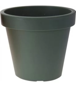 Cache-pot Rond En Plastique Vert - 60x60x52cm