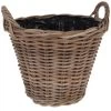 Cache-pot Rond En Rotin Tressé - 39x39x30cm -Produits Menagers Boutique cache pot rond en rotin tresse 39x39x30cm