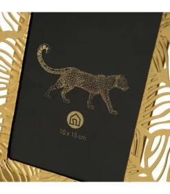 Uni Cadre Photo à Poser En Métal Doré - 10x15cm -Produits Menagers Boutique cadre photo a poser en metal dore 10x15cm 2