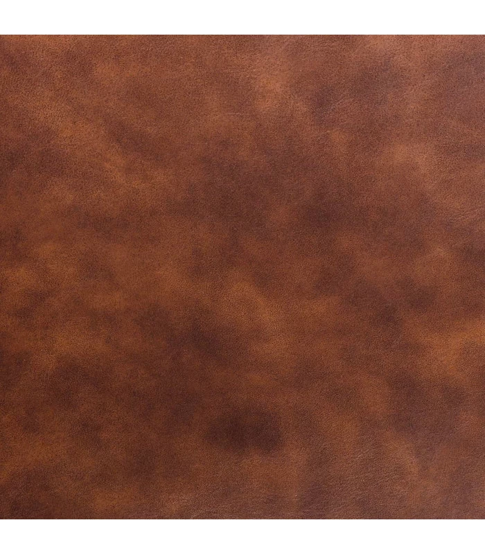 ATMOSPHERA Chaise En Similicuir Marron Et Pieds En Métal Noir 43x53x80cm 5 ATMOSPHERA Chaise En Similicuir Marron Et Pieds En Métal Noir 43x53x80cm – Image 3