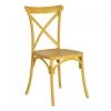 Chaise Esprit Bistrot En Polypropylène Jaune -Produits Menagers Boutique chaise esprit bistrot en polypropylene jaune