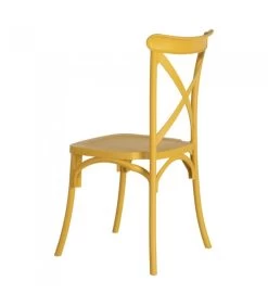 Chaise Esprit Bistrot En Polypropylène Jaune -Produits Menagers Boutique chaise esprit bistrot en polypropylene jaune 2