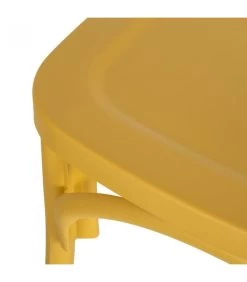 Chaise Esprit Bistrot En Polypropylène Jaune -Produits Menagers Boutique chaise esprit bistrot en polypropylene jaune 4
