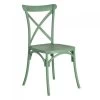 Chaise Esprit Bistrot En Polypropylène Vert -Produits Menagers Boutique chaise esprit bistrot en polypropylene vert