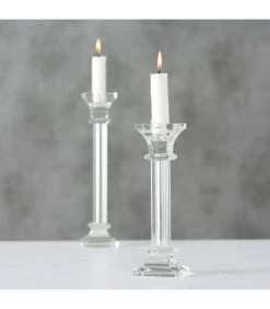 Chandelier En Verre Transparent Apollo - 20cm -Produits Menagers Boutique chandelier en verre transparent apollo 20cm 2