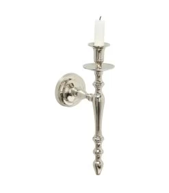 Chandelier Mural Argenté 8x15x32cm