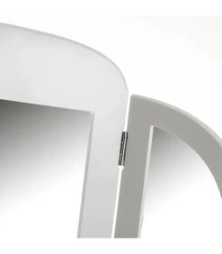 Coiffeuse En Bois Blanc Avec Miroir -Produits Menagers Boutique coiffeuse en bois blanc avec miroir 2