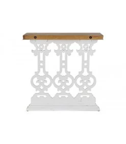 Console Classique En Bois Blanc Et Plateau Bois 10 Console Classique En Bois Blanc Et Plateau Bois -Produits Menagers Boutique console classique en bois blanc et plateau bois 2