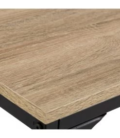 Console D'Entrée En Bois Et Métal Noir -Produits Menagers Boutique console d entree en bois et metal noir 2