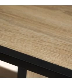 Console D'entrée En Bois Et Métal Noir 3 Plateaux 80x30x80cm -Produits Menagers Boutique console d entree en bois et metal noir 3 plateaux 80x30x80cm 2