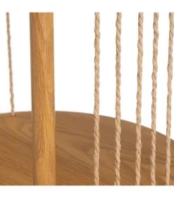 Console D'entrée En Bois, Métal Et Corde 3 Plateaux 142x42x80cm -Produits Menagers Boutique console d entree en bois metal et corde 3 plateaux 142x42x80cm 3