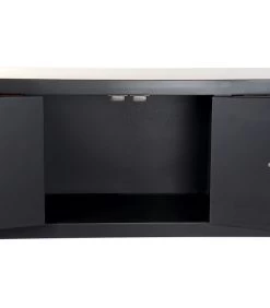 Console En Bois Noir Style Oriental - 95x24x79cm -Produits Menagers Boutique console en bois noir style oriental 95x24x79cm 2