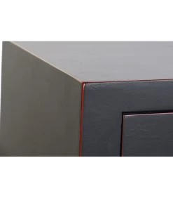 Console En Bois Noir Style Oriental - 95x24x79cm -Produits Menagers Boutique console en bois noir style oriental 95x24x79cm 4