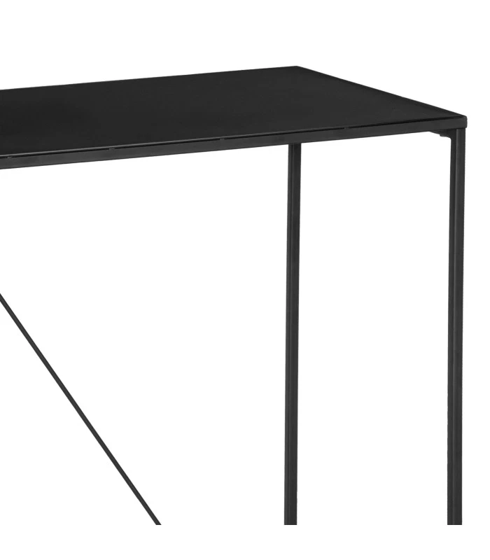 ATMOSPHERA Console En Métal Noir 120x40x85cm 4 ATMOSPHERA Console En Métal Noir 120x40x85cm – Image 2