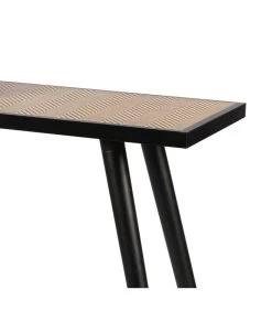 Console Plateau Avec Motifs Noir Et Bois Chelsea - 100x35x78cm 7 Console Plateau Avec Motifs Noir Et Bois Chelsea - 100x35x78cm -Produits Menagers Boutique console plateau avec motifs noir et bois chelsea 100x35x78cm 2