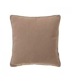 Coussin Carré Coton Et Polyester Beige - 45x45cm