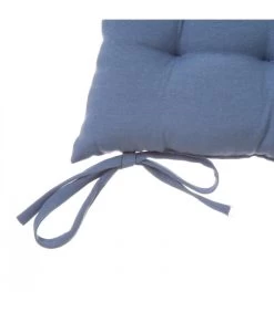 Coussin De Chaise Carré Bleu - 40x40x7cm 9 Coussin De Chaise Carré Bleu - 40x40x7cm -Produits Menagers Boutique coussin de chaise carre bleu 40x40x7cm 3