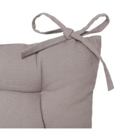 ATMOSPHERA Coussin De Chaise Carré Gris 38x38x6cm -Produits Menagers Boutique coussin de chaise carre gris 38x38x6cm 2