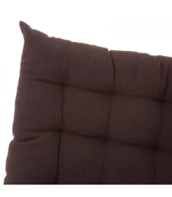 Coussin De Chaise Carré Marron Chocolat - 35x35x7cm -Produits Menagers Boutique coussin de chaise carre marron chocolat 40x40x7cm 3