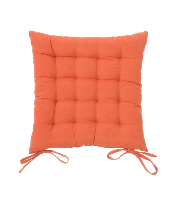 Coussin De Chaise Carré Orange 3 Coussin De Chaise Carré Orange