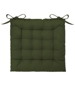ATMOSPHERA Coussin De Chaise Carré Vert Kaki 38x38x6cm
