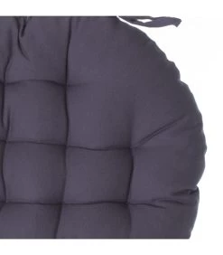 ATMOSPHERA Coussin De Chaise Rond Gris Foncé 38x38x6.5cm 7 ATMOSPHERA Coussin De Chaise Rond Gris Foncé 38x38x6.5cm -Produits Menagers Boutique coussin de chaise rond gris fonce 38x38x65cm 2