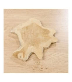 Décoration Centre De Table Rondelle De Bois Teck Naturel - Diamètre 32cm -Produits Menagers Boutique decoration centre de table rondelle de bois teck naturel diametre 32cm 4