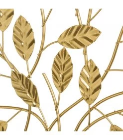 Décoration Murale Arbre En Métal Doré - 44x46cm -Produits Menagers Boutique decoration murale arbre en metal dore 44x46cm 2