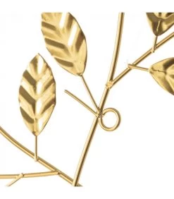 Décoration Murale Branches En Métal Doré - 33x60cm -Produits Menagers Boutique decoration murale branches en metal dore 33x60cm 2