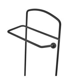 Dérouleur Papier Toilette Et Brosse WC Métal Noir -Produits Menagers Boutique derouleur papier toilette et brosse wc metal noir 3