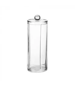 Distributeur De Coton à Démaquiller En Acrylique Transparent