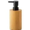 Distributeur De Savon En Bambou Et Polyrésine Noire -Produits Menagers Boutique distributeur de savon en bambou et polyresine noire