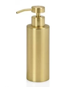 Distributeur De Savon En Métal Doré