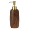 Distributeur De Savon Résine Effet Bois Et Doré 2 Distributeur De Savon Résine Effet Bois Et Doré -Produits Menagers Boutique distributeur de savon resine effet bois et dore