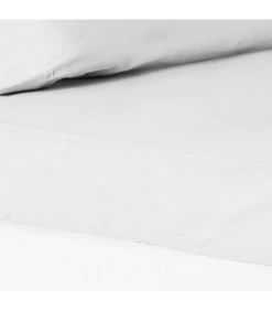 Drap Housse Blanc - 180x200cm -Produits Menagers Boutique drap housse blanc 180x200cm 2